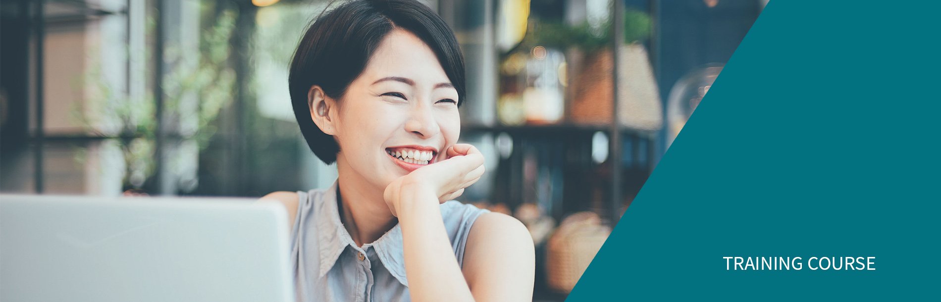 Woman smiling