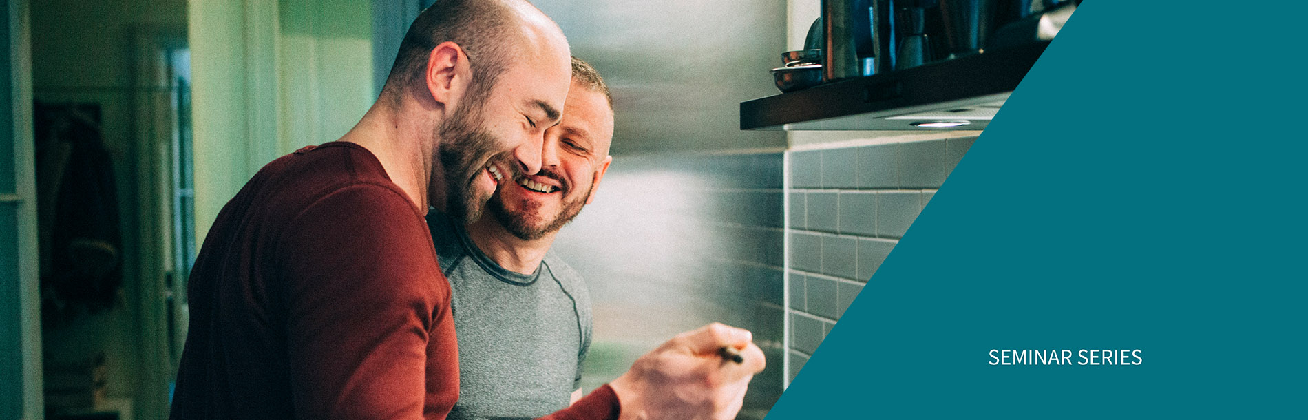 Two men cooking