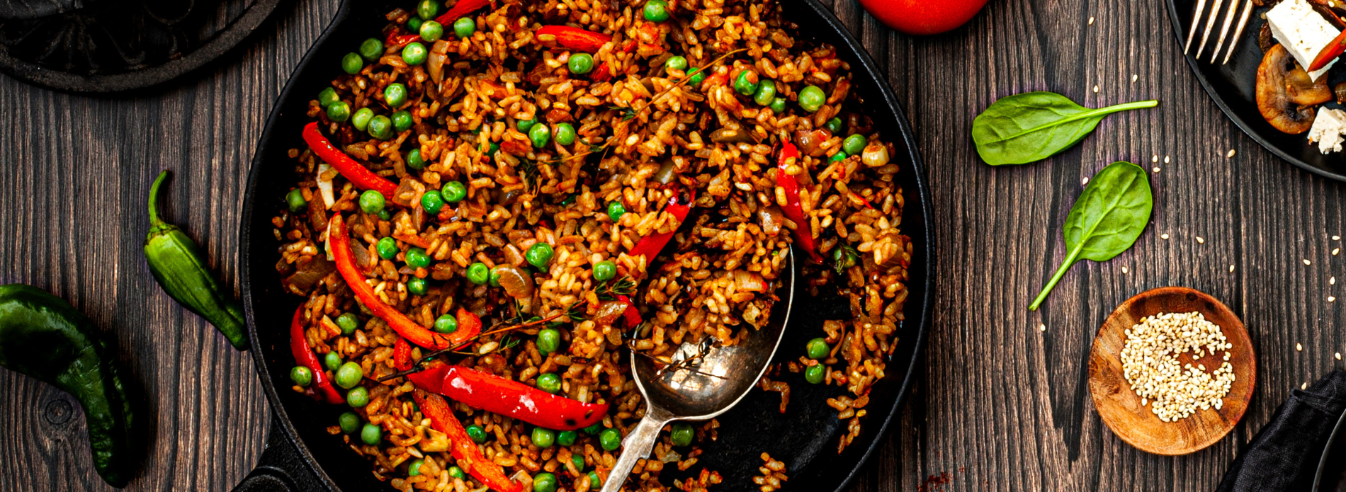 Vegan paella