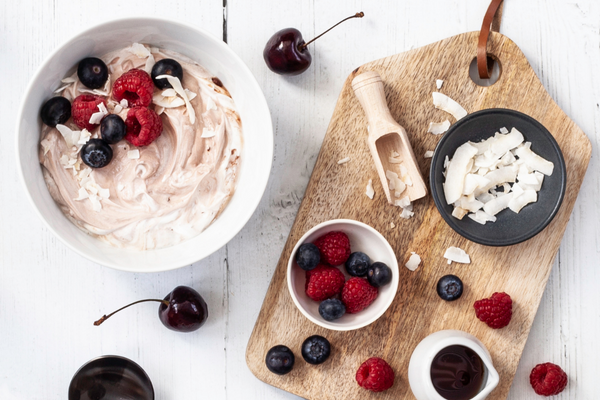 Healthier chocolate yoghurt