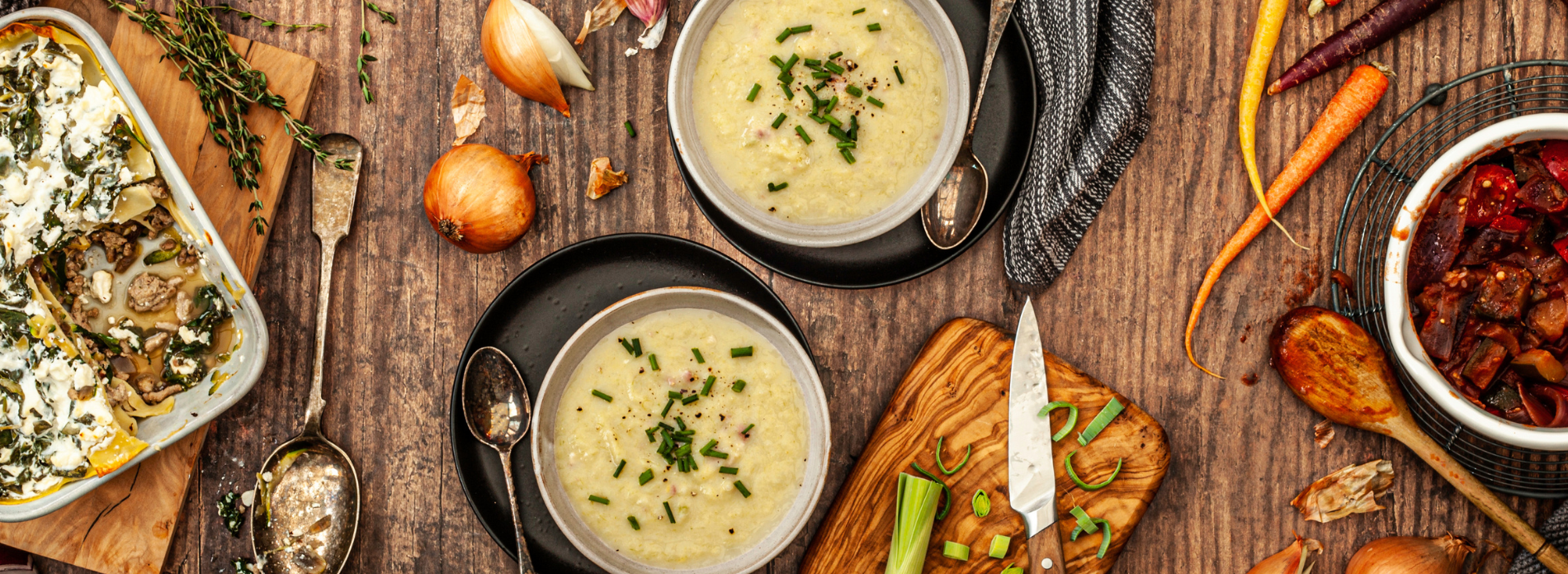 Leek and potato soup
